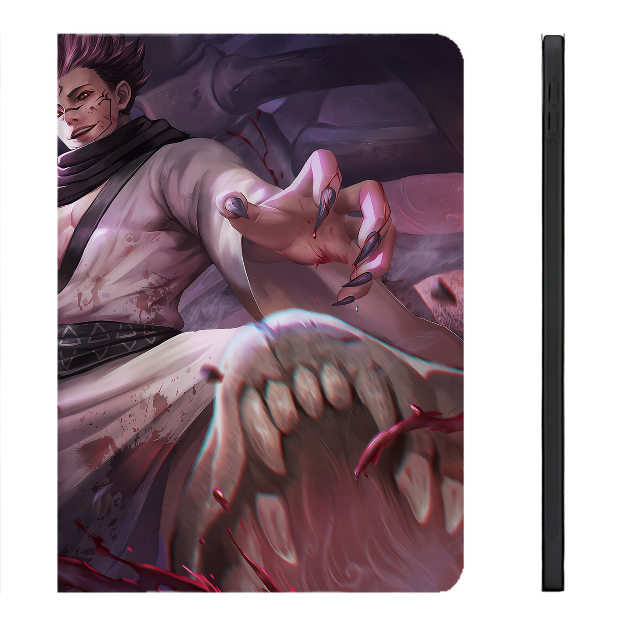 （画像用） 呪術廻戦 Jujutsu Kaisen IPadケース ペンホルダー付き ブックスタイルデザイン